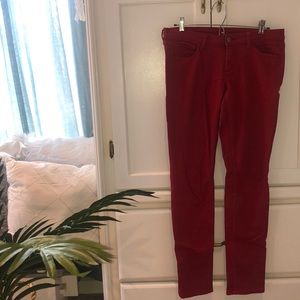 Red SKINNY JEANS
